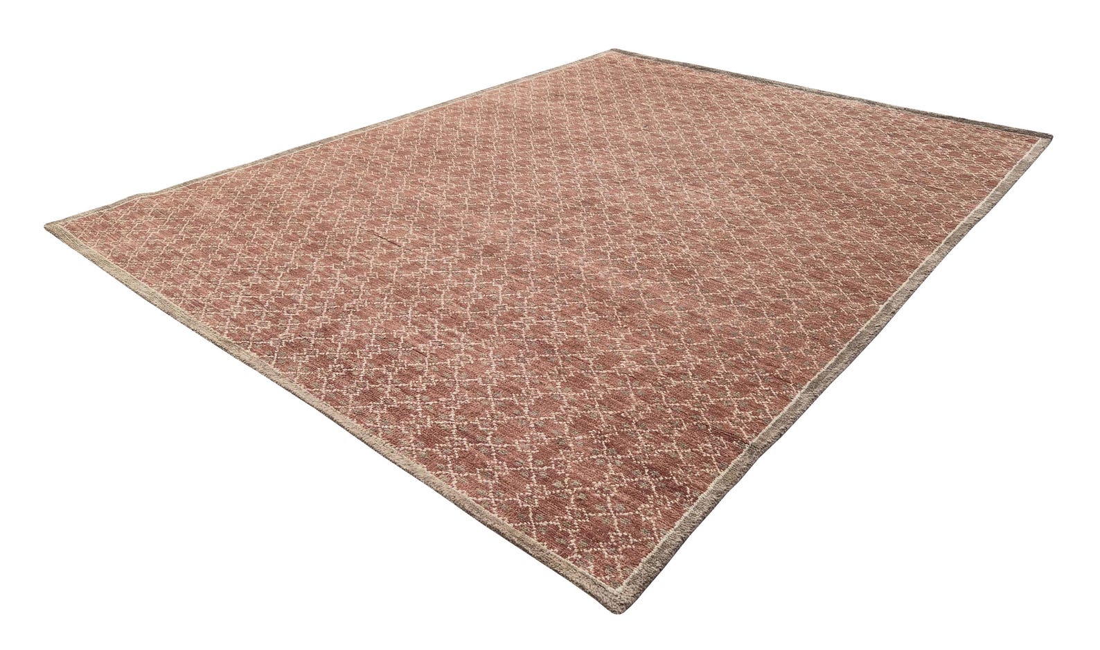 Rust 8x10 Rug Wool Hand Knotted Rug Rust 8x10 | Vintage Boho Area Rug | Traditional ...