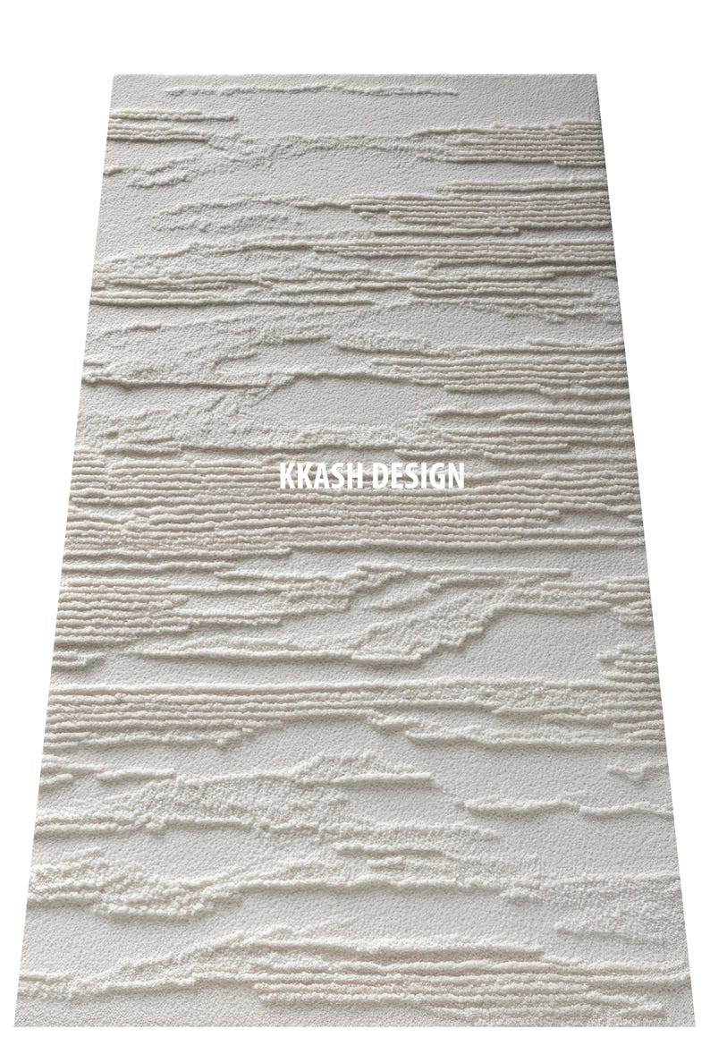 Handmade Textured Wool Rug, Neutral Boho Decor - Etsy