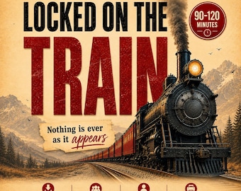 Mistero di omicidio stampabile / Indagine su casi irrisolti / Serata di giochi investigativi / Mistero sul treno dei veri crimini
