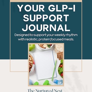 GLP-1 Journal for Weight Loss | Self-Care & Meal Planning Printable