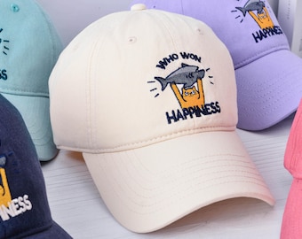 Funny Cat Embroidered Baseball Hat, Vintage Washed Cotton Trucker, Cat Lovers Hat, Cat Trucker Hat, Vintage Washed Cotton Baseball Hat