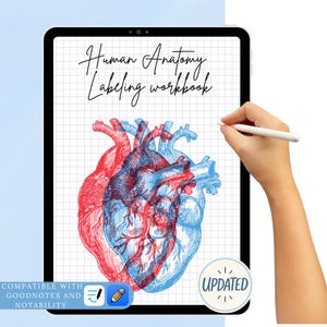 Human Anatomy Labeling Workbook: 40+ Printable Pages for Medical Study