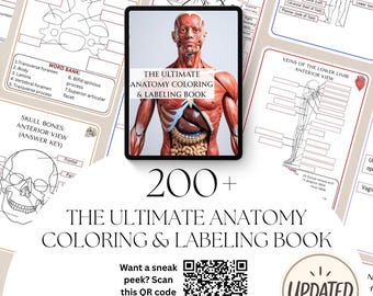 The Ultimate Anatomy Coloring & Labeling Book: 200+ kleurpagina's (bijgewerkt)