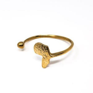 Solid brass bangle
