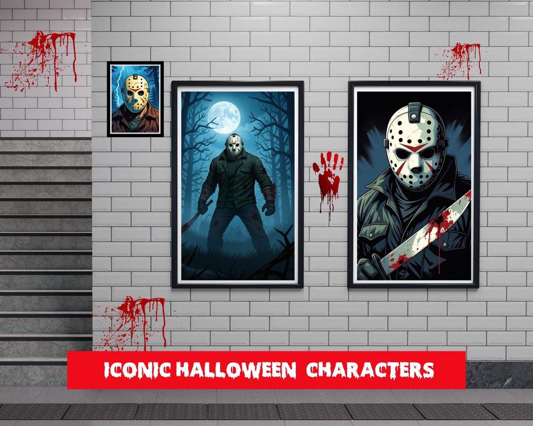 Flash Screen Rant Comic Horror Horror Movie Villains Comic Art Prints | Slasher Icons Mega Bundle ...