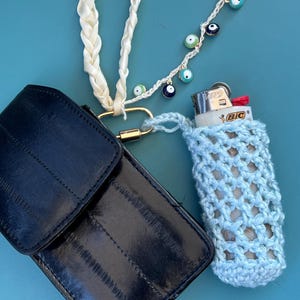 cigarette holder carabiner Silver)Aluminum Alloy Case Box Hold 6pcs With Keychain US [Unique Design] Make a cute Aluminum Alloy Cigarette Case Box