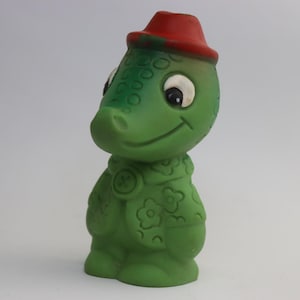 Funny Vintage Rubber Crocodile Toy Made in USSR