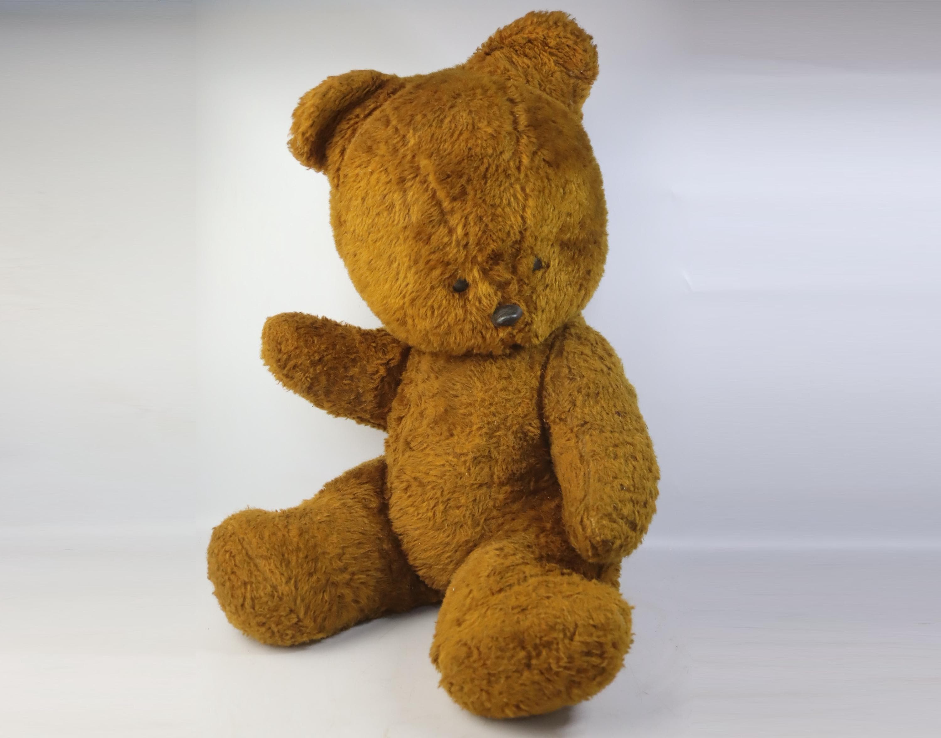 ぬいぐるみ vintage teddy bear most large size Large Bear Toy 60's - Etsy