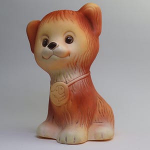 Funny Champion Vintage Rubber Dog Made in USSR toy