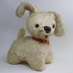 Very Old Vintage Plush Soft Little Puppy Toy Made in USSR