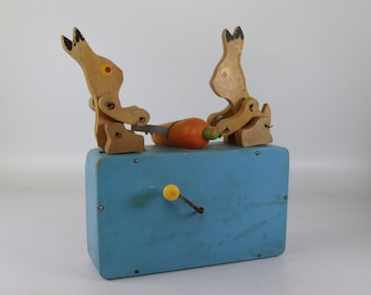 ヴィンテージ ソ連 おもちゃ 犬 オン ホイール – 1970年代 ソビエト