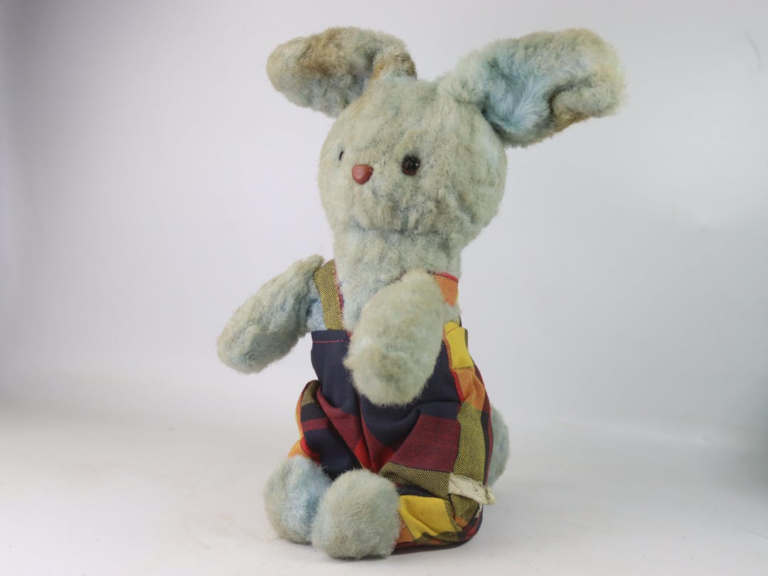 Vintage Soviet Wind-up Bunny — Mechanical Plush Rabbit Toy — USSR ...