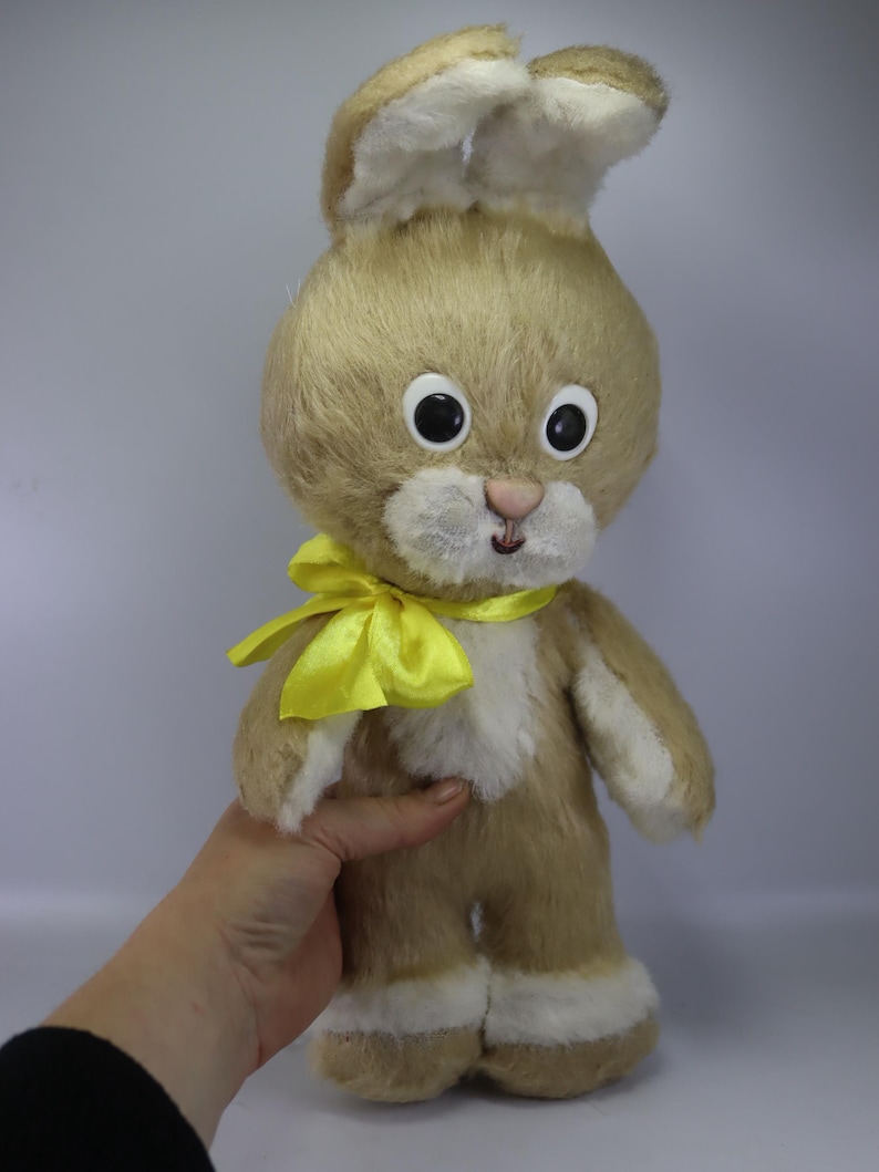 Incredibly Cute Vintage Bunny Toy — Soviet Plush Rabbit 1970s–1980s ...