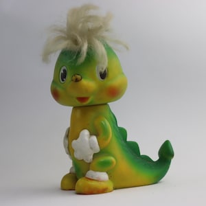 Funny Vintage Rubber Little Dragon Made in USSR Toy