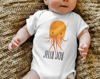 Jellyfish Baby Clothes Bodysuit, Baby Boy or Baby Girl, Newborn to 24 Months, New Parent Gift, Baby Shower Gift, Coming Home Outfit
