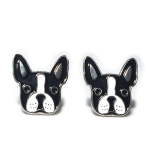 Boston Terrier Pierced Earrings for Women, Teen or Girls, Gift for Wife, Girlfriend, Mother, Sister, Daughter