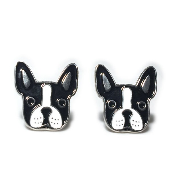Boston Terrier Pierced Earrings for Women, Teen or Girls, Mother's Day Gift, Birthday Present, Anniversary, Christmas, Brides Maid