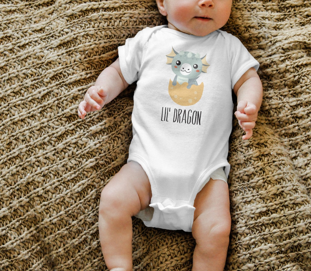 Dragon Baby Clothes Bodysuit for Baby Boy, Perfect for Fantasy Baby ...