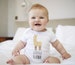 Little Llama Baby Onesie Bodysuit Romper for Baby Boy or Baby Girl, White, Pink, Turquoise, Grey, Coming Home Outfit, Baby Shower Gift 