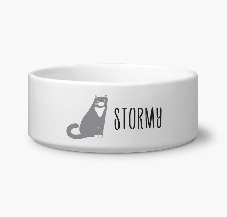 personalized cat bowls