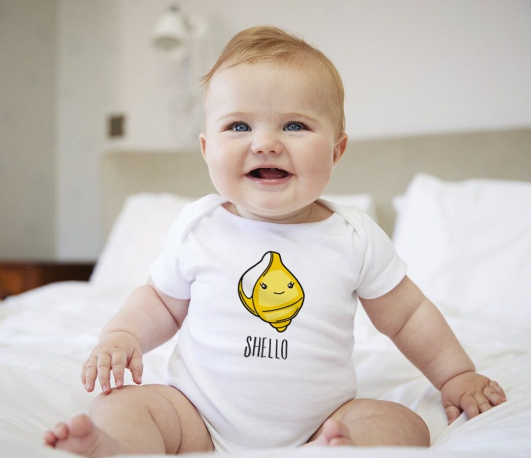 Body Bébé Combinaison En Coton Smocké – Barboteuse Col Rond Imprimé Mignon – Tenue Nouveau‑né Unisexe Garçon Fille