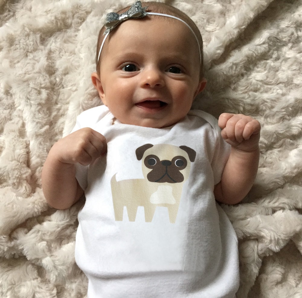 Pug baby clothes sales