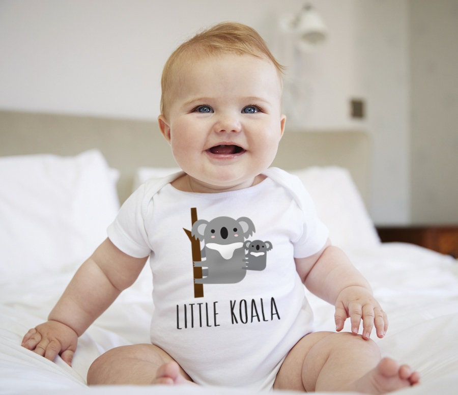 Cute Koala Sleep,Baby Boys and Girls Bodysuits Infant Romper Jumpsuit Short-Sleeve Toddler Onesie Premium
