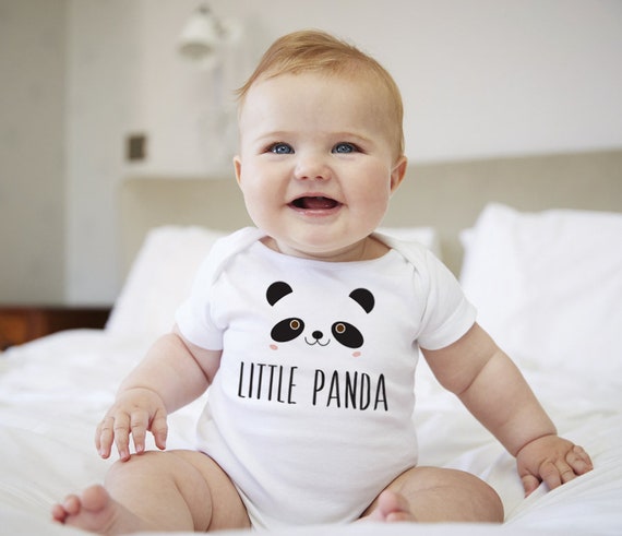 rukken Mars Geurloos Panda Babykleding Bodysuit Romper voor Baby Boy of Baby Girl - Etsy België