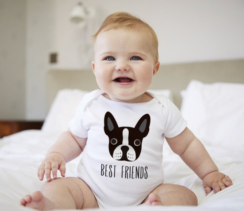 Boston Terrier Baby Clothes Bodysuit for Baby Boy or Baby Etsy