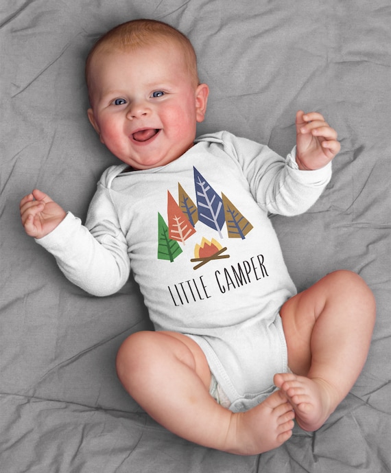 Body de camping pour bébé garçon ou bébé fille, nouveau-né à 24
