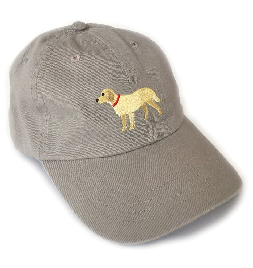 Golden Retriever Baseball Cap Embroidered Golden Retriever Etsy