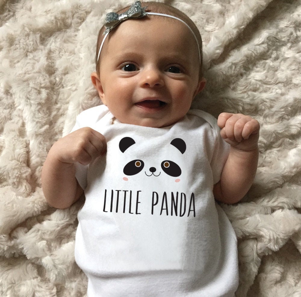 Panda Baby Clothes Bodysuit for Baby Boy or Baby Girl Newborn Etsy