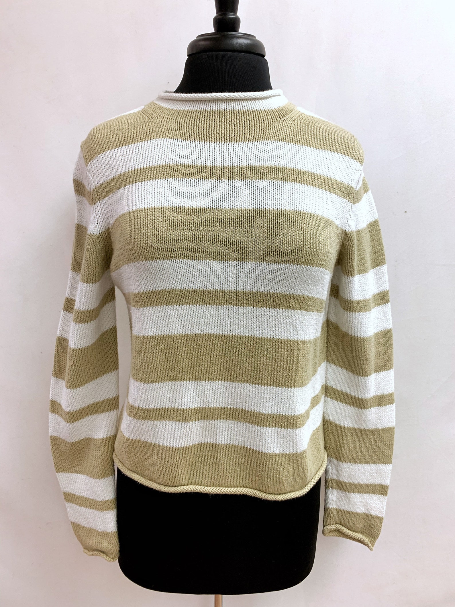 LL Bean Stripe Sweater | Etsy