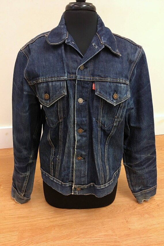 1970s "Big E" Levis Denim Jacket
