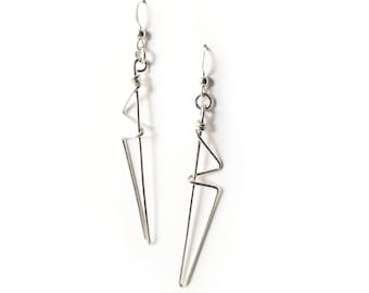 Two Triangle Earrings