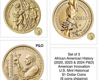 American Innovation Dollar Coin Set (6 Coins) | African-American History, US Mint