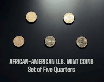 5 United States Quarters Featuring African American Historical Figures & Groups