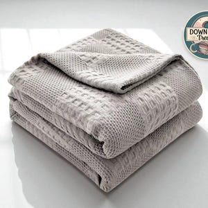 Home Knitted Throw Blanket | Soft Plaid Sofa Cover | Lightweight Bed Layer | Breathable Couch Accent | Cozy Living Room Decoration
