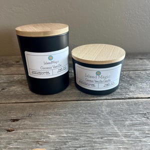 Hand-Poured Soy Wax Candles: Island Magic