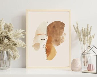 Digital Download Yoga Art – minimalistische Prints für Wohlfühlräume