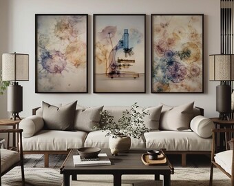 Laboratory Wall Art, Virus Art, Science Wall Art, Medical Wall Art, Biologist Gift, Microbe Collection, Microbiology Gifts, Microbiology