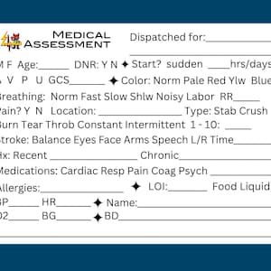 Notas adhesivas para evaluación médica, rápidas, fáciles y siempre a mano.