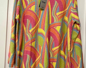 Gabriella T Italian Vintage Blouse new with tag size L