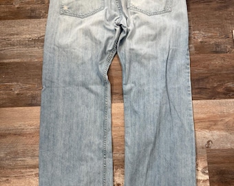 Levis VINTAGE Silvertab Jeans Floral Waistband Sz Mens 38x32