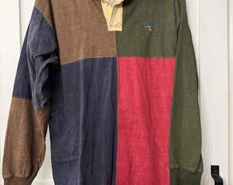 Duck Head Vintage long sleeve polo size large VTG