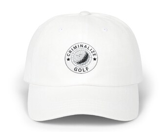 Embroidered Golf Dad Cap | Relaxed Fit Cotton Hat