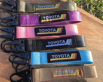Vintage Vehicle keychain lanyard compatible with Toyota