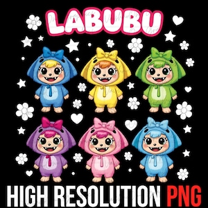 Trending Pink Cartoon Character Designs Png, Perfect Gift for Kids, Coquette Bow Doll For Kids Girls Png, Funny Cartoon Png, Doll Png