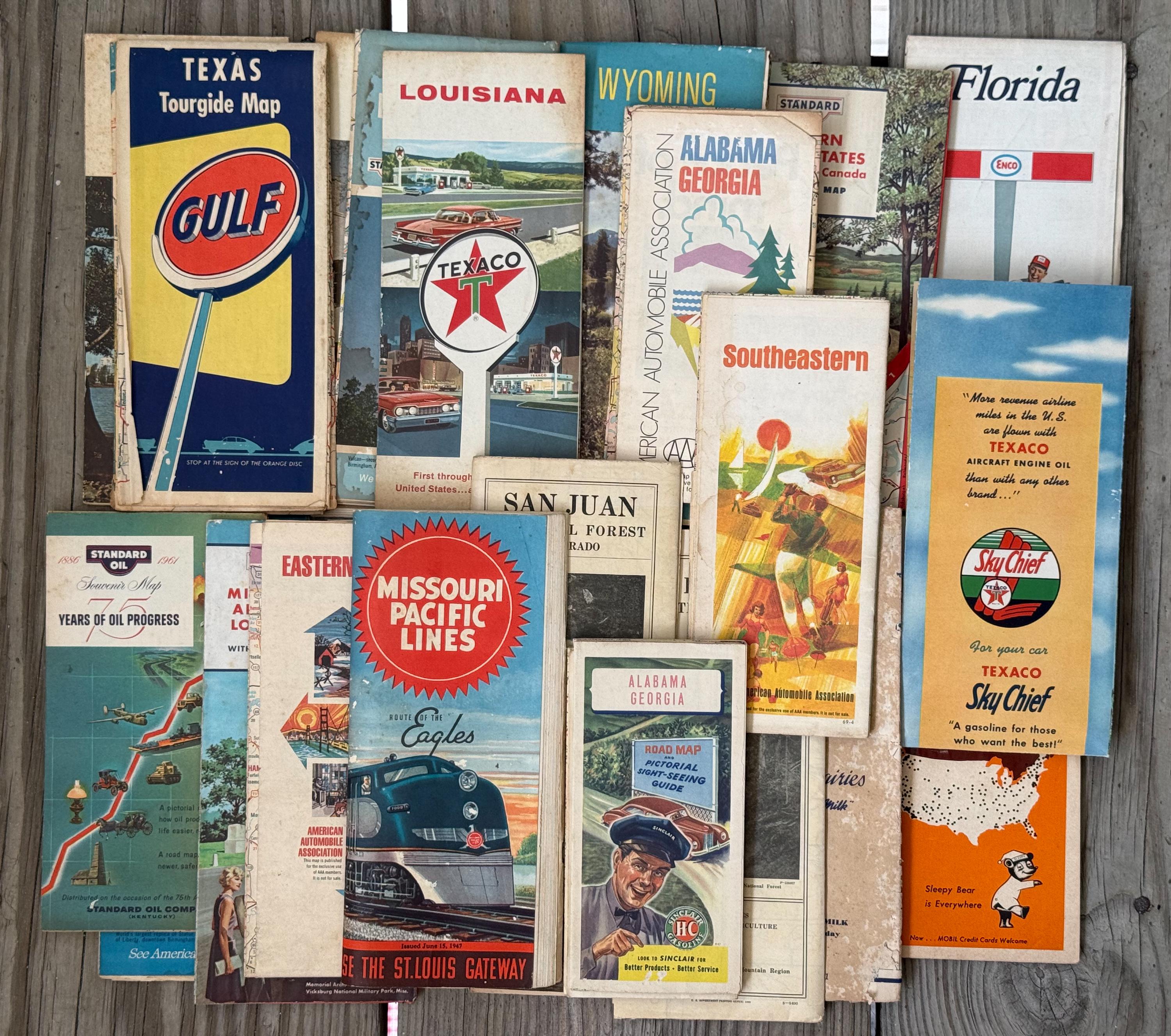 Old Gas Station Maps - Etsy display picture 1