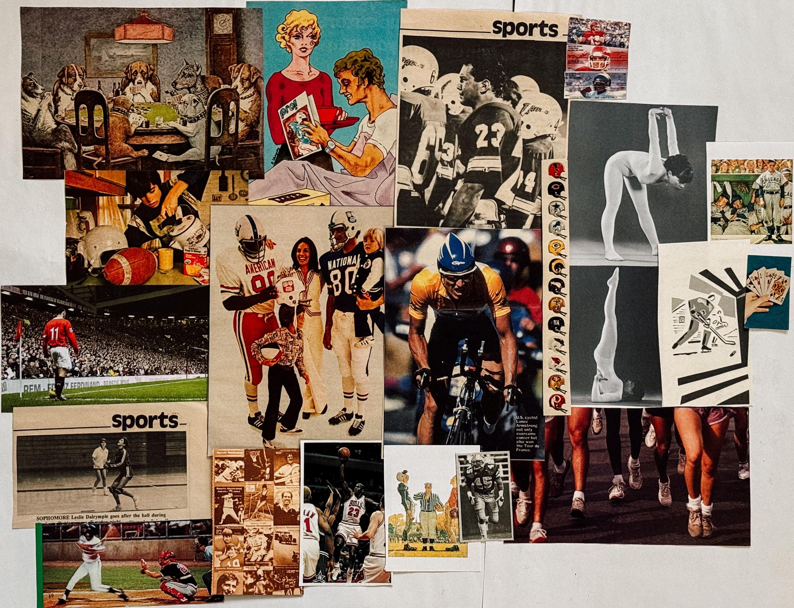 Lot Magazine Assorted Vintage Sports Ephemera Lot | Magazine Pages, Newspaper ...